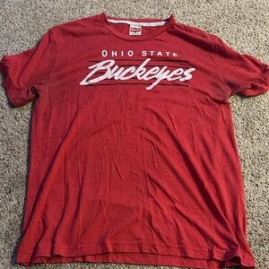 HOMAGE Red Ohio State Buckeyes Tee